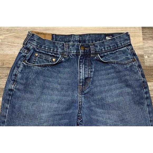 Chaps 1978 Demin Mens Straight Fit Jeans Cotton Medium Wash Size 30x32 - Picture 3 of 14